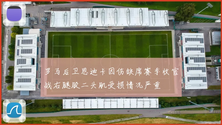 罗马后卫恩迪卡因伤缺席赛季收官战右腿股二头肌受损情况严重